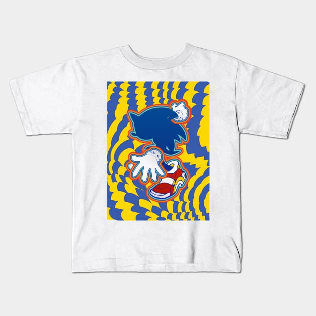 sonic Kids T-Shirt by SNOWMOONSTORE